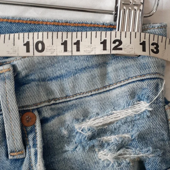 AGOLDE  distressed blue jeans size 26 - Picture 9 of 16